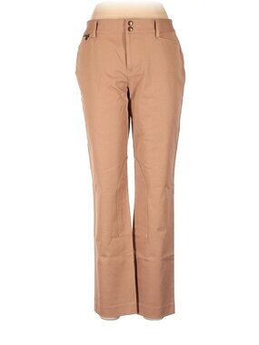 Lauren Ralph Lauren Petite Khaki Color Knee Patch Casual Pants Size 10P